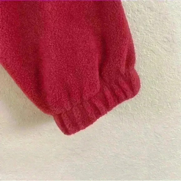Columbia Full Zip Dark Red Rust Fleece Jacket Women's Large - Picture 4 of 10